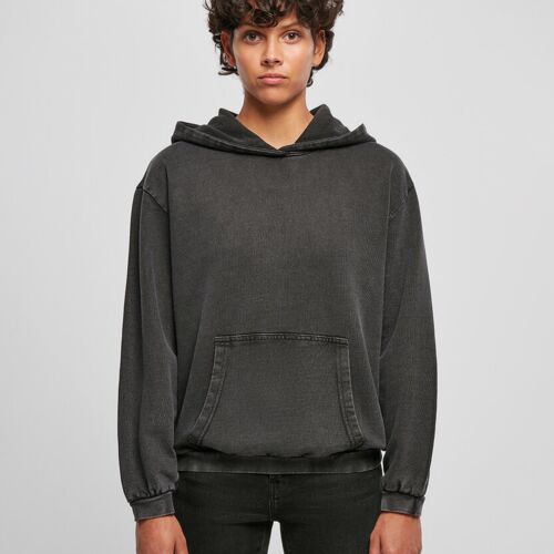 Women's acid washed oversized hoodie Thumbnail