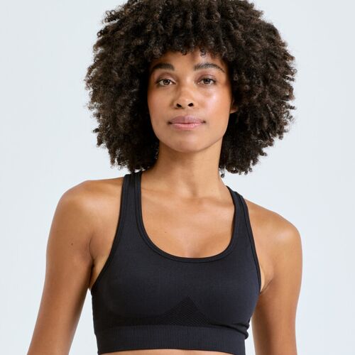 "Tridri® seamless "3D fit" multi-sport sculpt solid colour bra" Thumbnail